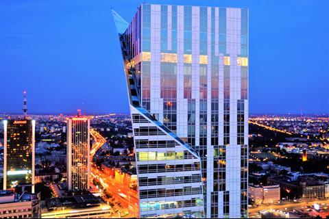Studio Libeskind's Zlota 44 tower in Warsaw